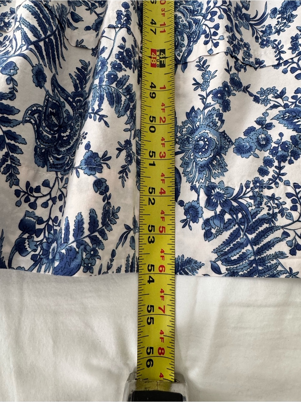 Anthropologie Maeve Somerset Dress in Blue and White Floral Size S - Picture 10 of 11